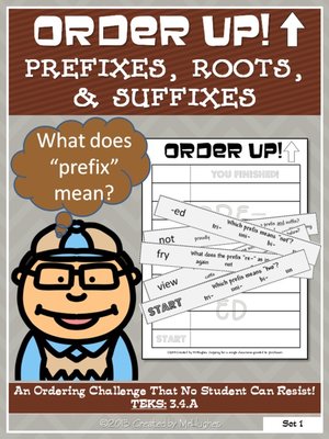cover image of Order Up! Prefixes, Roots, & Suffixes